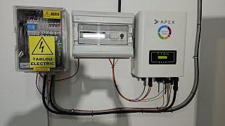 Montaj Inverter ongrid Apex/Deye 15 kw + panouri 4.8kw, fara injectie in retea la Source Instal Gass