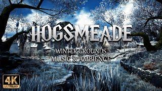 Winter Grounds in Hogsmeade | 4K Cinematic Harry Potter Music & Ambience