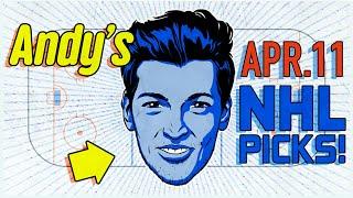 NHL Sniffs, Picks & Pirate Parlays Today 4/11/24 | Best NHL Bets w/ @AndyFrancess