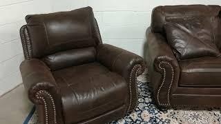 Stafford leather living room set