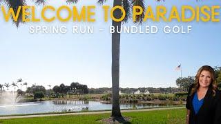 Tour Spring Run, a popular Bundled Golf Community in Estero, Florida