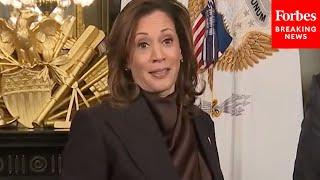 JUST IN: Reporter Asks Kamala Harris About Her Future Plans