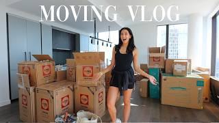 GETTING SETTLED IN MY NEW APARTMENT + new closets + unpacking my life | moving vlog #2