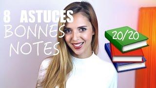 8 astuces BONNES NOTES | comment réussir ses études?