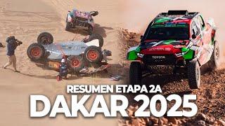 VUELCO de CARLOS SAINZ y AL RAJHI se PONE LÍDER - RESUMEN ETAPA 2A RALLY DAKAR 2025