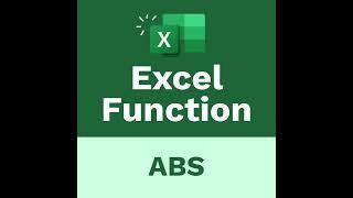 The Learnit Minute - ABS Function #Excel #Shorts #DubbedWithAloud