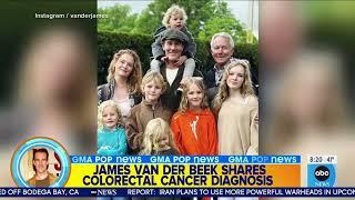 James Van Der Beek reveals he has been diagnosed with colorectal cancer