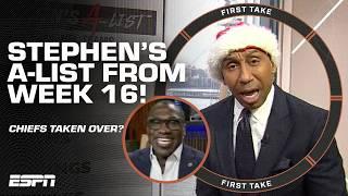 STEPHEN'S A-LIST  Has Stephen A. RESIGNED to the Kansas City Chiefs' REIGN? | First Take