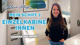 PREMIERE: Einzelkabine Innen auf Mein Schiff 7 - Gemütlich oder beengt?