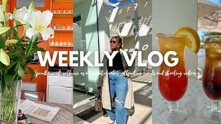 VLOG : spend a week with me as content creator, attending events, shooting and editing inbetween.