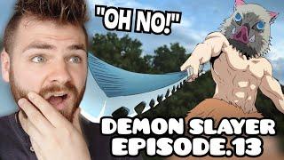 OH NO!! HE F***ED UP!! | DEMON SLAYER - EPISODE 13 | New Anime Fan! | REACTION