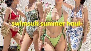 swimsuit summer haul ️ (with berlook) | try-on swimwear / bikini
