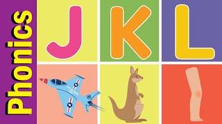 J K L Phonics Chant for Kindergarten | English Pronunciation for Children | Fun Kids English
