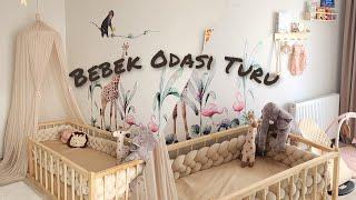 Bebek Odası Turu  | Düşük bütçeli bebek odası turu | Montessori yatak