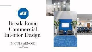 Commercial Interior Design: ADT Dallas Break Room Remodel (2019)