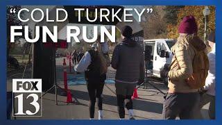 Runners participate in 'Cold Turkey Run' in Salt Lake City