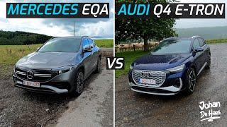 AUDI Q4 E-TRON vs MERCEDES EQA I POV TEST DRIVE COMPARISON
