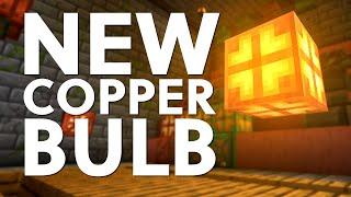 NEW Copper Bulb Overview + Tutorial in Minecraft 1.21 Snapshot 23w43a!