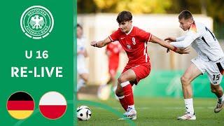 Deutschland vs. Polen | Re-Live | U 16 Nationalmannschaft