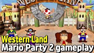 Western Land - Mario Party 2 Walkthrough Part 2 | Nintendo 64