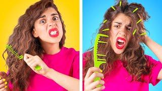 Lange, Kurze und Lockige Haarprobleme! Lustige Situationen, die Jeder Kennt
