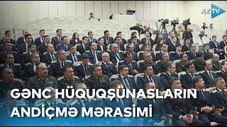 57 gənc hüquqşünas qulluğa qəbul edilib