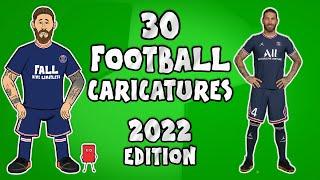 ️Top 30 Football Caricatures: 2022️ (442oons football cartoons)