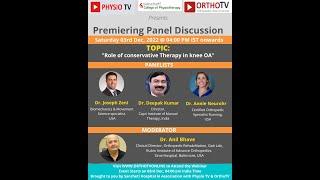 PHYSIO TV | Role of conservative therapy in knee OA | Panel Discussion