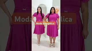 Vestido MIDI - Moda Feminina com elegância #modaevangelica #moda #modaevangelicafeminina