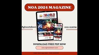 Buy NOA magazine 2024 edition volume 2 online. Also Download Free PDF