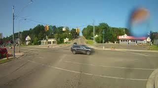 Driving around Sault Ste. Marie, Michigan