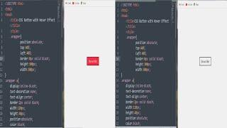 How to Create a CSS Button with Hover Effect | HTML and CSS Tutoria | HTML & CSS Project | Traning