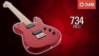 SOUNDCHECK G4M 734 Electric Guitar, Red | Gear4music Guitars