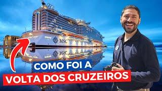 Como Foi A Volta dos CRUZEIROS no Brasil e no Mundo? Os Navios e Protocolos na Temporada Brasileira