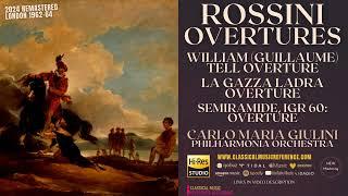 Rossini - Overtures: William Tell, La Gazza Ladra, Semiramide (ref.record.: Carlo Maria Giulini)