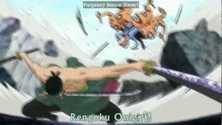 Zoro vs Hyouzou - Rengoku Onigiri [1080p]