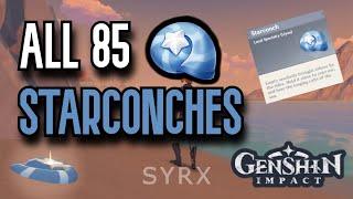 ALL 85 Starconch Locations | Complete Guide & Efficient Route | Genshin Impact Liyue
