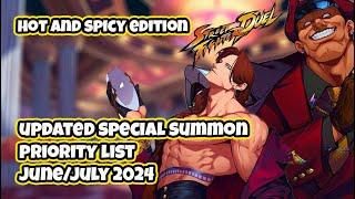 SPECIAL SUMMON PRIORITYS HAVE CHANGED you might consider this a hot take Street Fighter Duel