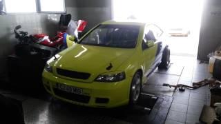 Opel Astra Bertone 2.0 turbo dyno run - dragcar