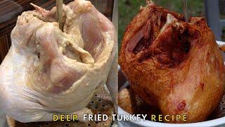 CHECK MY RECIPE FOR DEEP FRIED TURKEY WITH GARLIC LEMONGRASS MARINADE | BEST FRIED TURKEY I EVERMADE