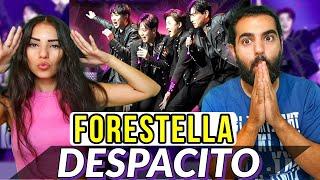 First time listening to FORESTELLA  - Despacito cover | REACTION