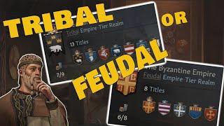 Bearly's Basics CK3 Explained!!! Feudal vs Tribal