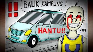 Kisah Seram Mobil Van Berhantu (Upin & Ipin) || DRAWSTORY