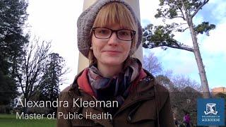 Master of Public Health student experience