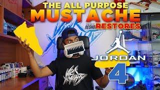 The All Purpose Mustache Restores  Military Air Jordan 4