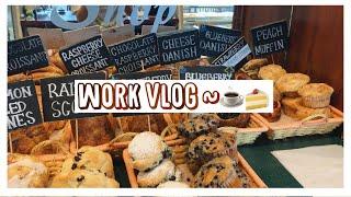 Part-Time Job at a café | Work Vlog️