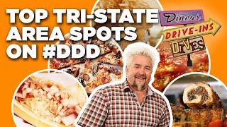 Top #DDD 10 Tri-State Area Restaurants with Guy Fieri | Diners, Drive-Ins and Dives | Food Network