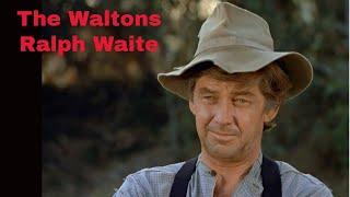 The Waltons - Ralph Waite  - behind the scenes with Judy Norton