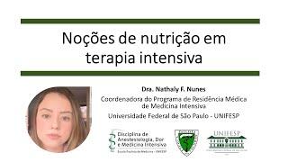 Noções de nutrição em terapia intensiva