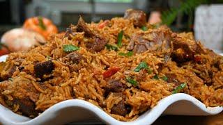 Easy and Very Delicious Arabian Authentic Meat Kabsa Recipe! SO Flavorful 